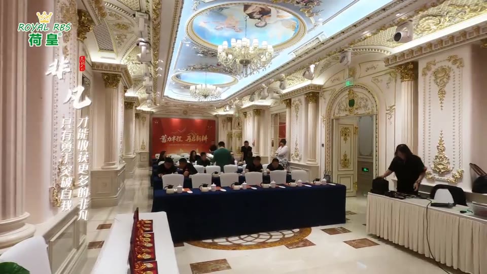 荷皇生物营销会议现场